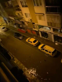 Bursa’da deniz taştı, gemi yan yattı