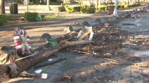 Şile’de selin bıraktığı hasar, sular çekilince ortaya çıktı