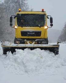 Kırklareli’de kardan kapanan köy yolları açıldı