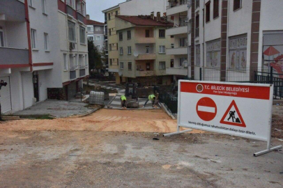 Bilecik’te yol çalışmaları devam ediyor