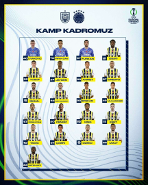 Fenerbahçe’nin Nordsjaelland maçı kamp kadrosu açıklandı