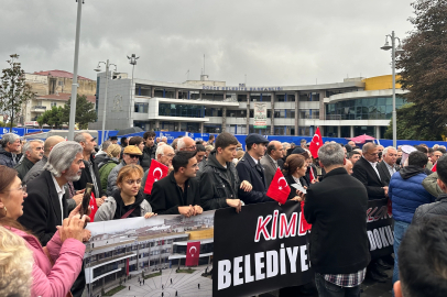 Düzce'de belediye binasının yıkımına tepki!