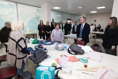 Kocaeli'de Başkan Büyükakın’dan KO-MEK’e ziyaret