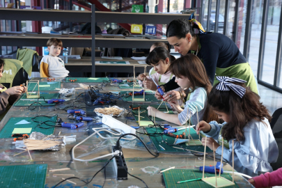 Bursa'da Nilüferli çocukların tatili dolu dolu geçiyor