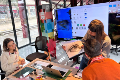 Bursa'da Pancar Deposu’nda gündelik malzemeler sanata dönüştü