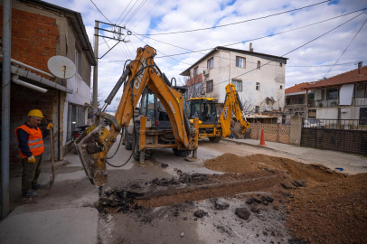 İzmir Büyükşehir'den Sarnıç’ta içme suyu yatırımı hızla ilerliyor