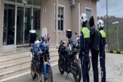 Düzce'de tehlikeli gösteri cezasız kalmadı