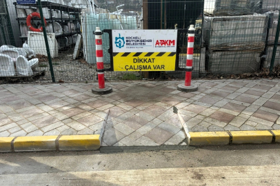 Kocaeli'de engelli rampalarıyla özel bireyler daha rahat