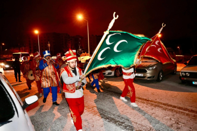 Nevşehirliler sahura Mehteran'la kalktı