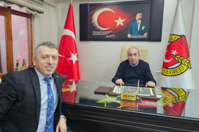 Artvin'de Müdür Keskin’den, Gazeteciler Cemiyetine ziyaret