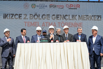 Malatya'da İkizce 2. Bölge Gençlik Merkezinin Temeli Atıldı