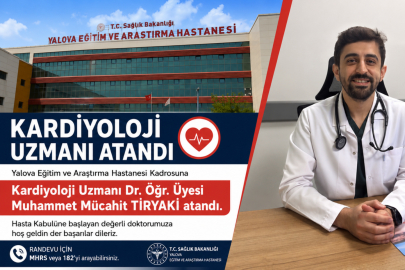 Yalova Eğitim Ve Araştırma Hastanesi’nin Kardiyoloji Kadrosu Güçleniyor