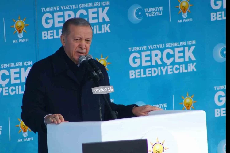 Cumhurbaşkanı Erdoğan: "Rey vermedi diye depremzedelere hakaret etmek olmaz"