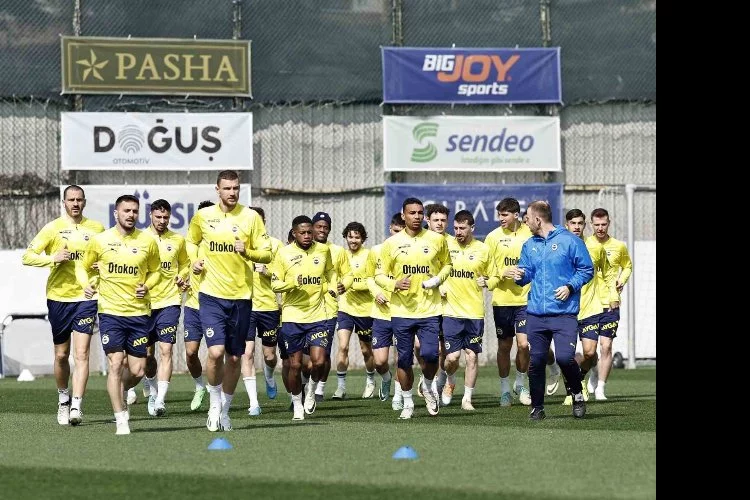 Fenerbahçe’de, Union Saint-Gilloise maçı hazırlıkları devam etti