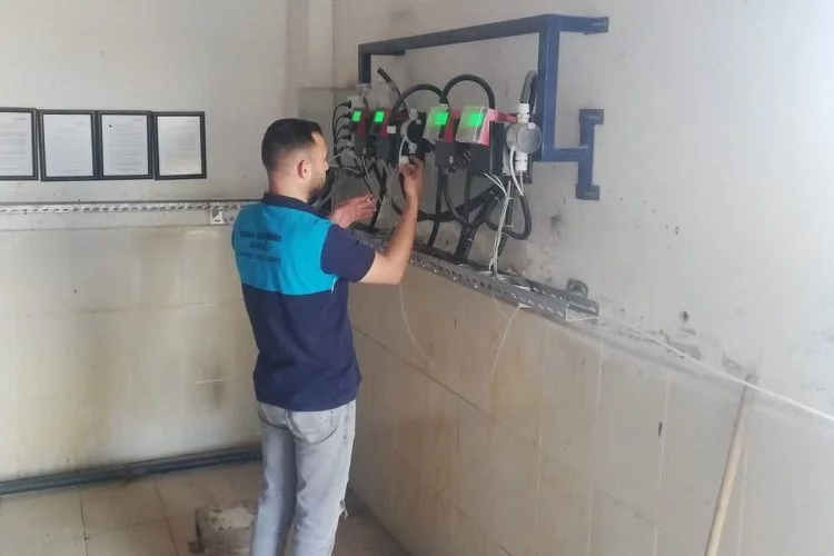 Manisa Karaağaçlı’nın içme suyu arıtma tesisine kontrol